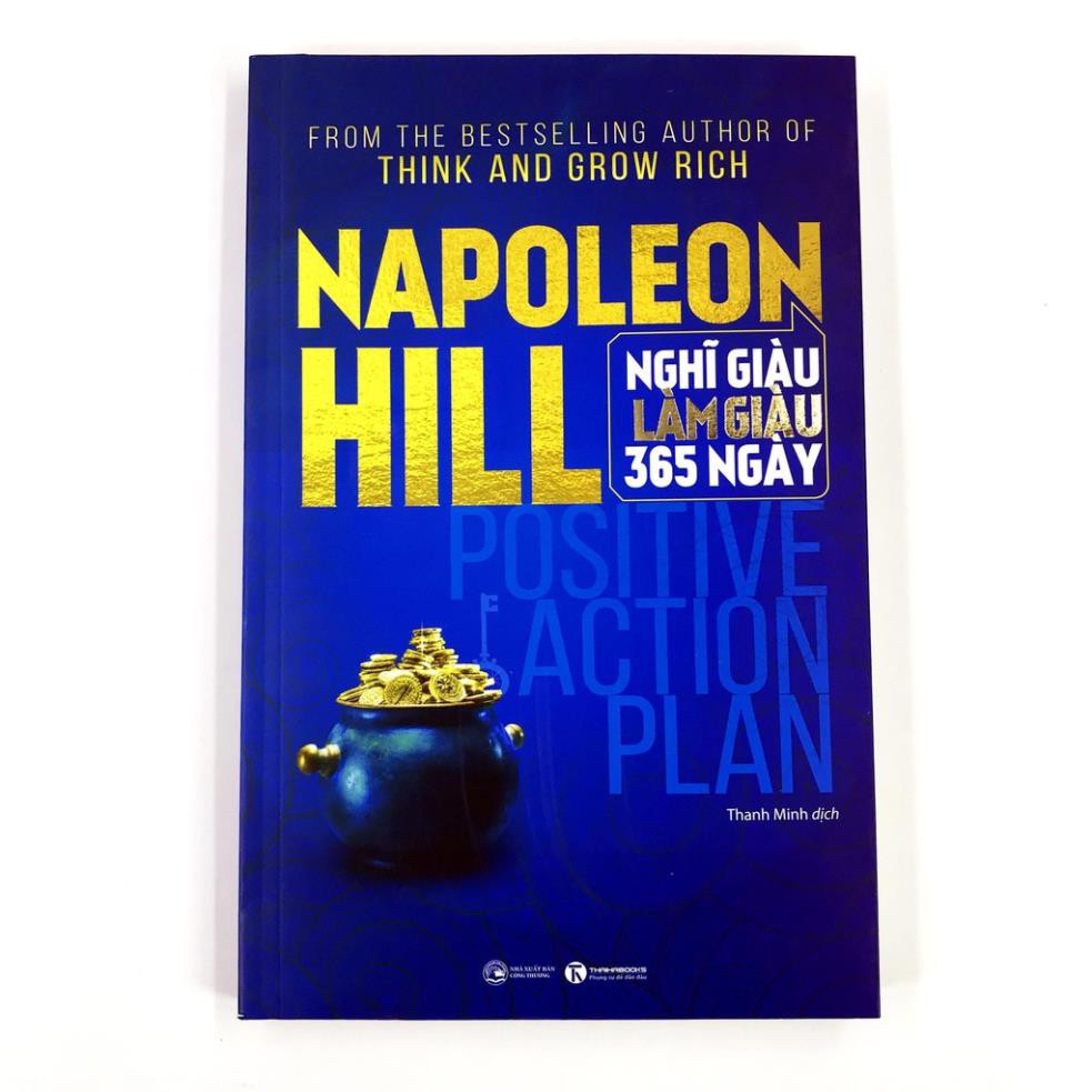Sách - Napoleon Hill - Nghĩ Giàu Làm Giàu 365 Ngày Thái Hà Books