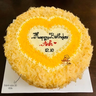 ( Hoả tốc HCM) Bánh sinh nhật Bông lan trứng muối