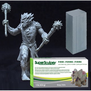 Đất Sét nặn tượng Super Sculpey Firm - Đất sét làm mô hình, điêu khắc quái vật, games Sculpey Firm