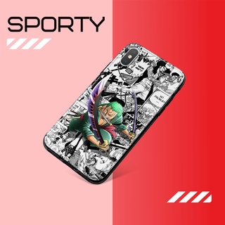 Ốp ip Zoronoa Zoro One Piece manga collage cho Iphone 6 7 8 Plus 11 12 13 Pro Max X Xr TWCPOD0050