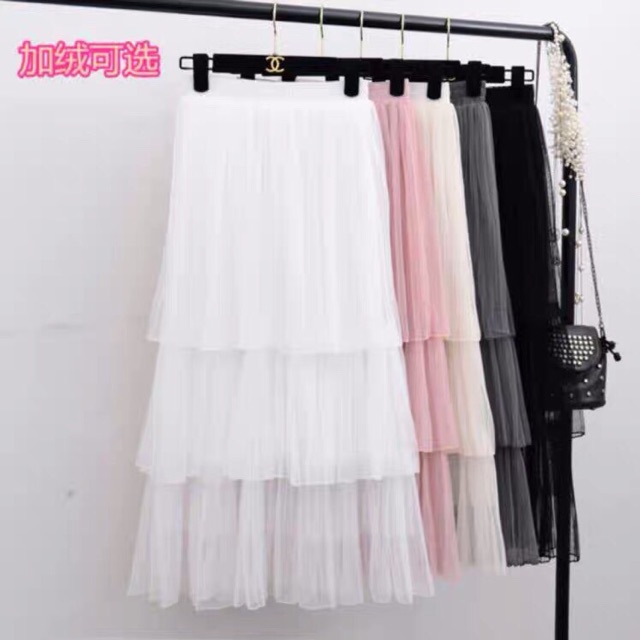 Chân váy tầng công chúa