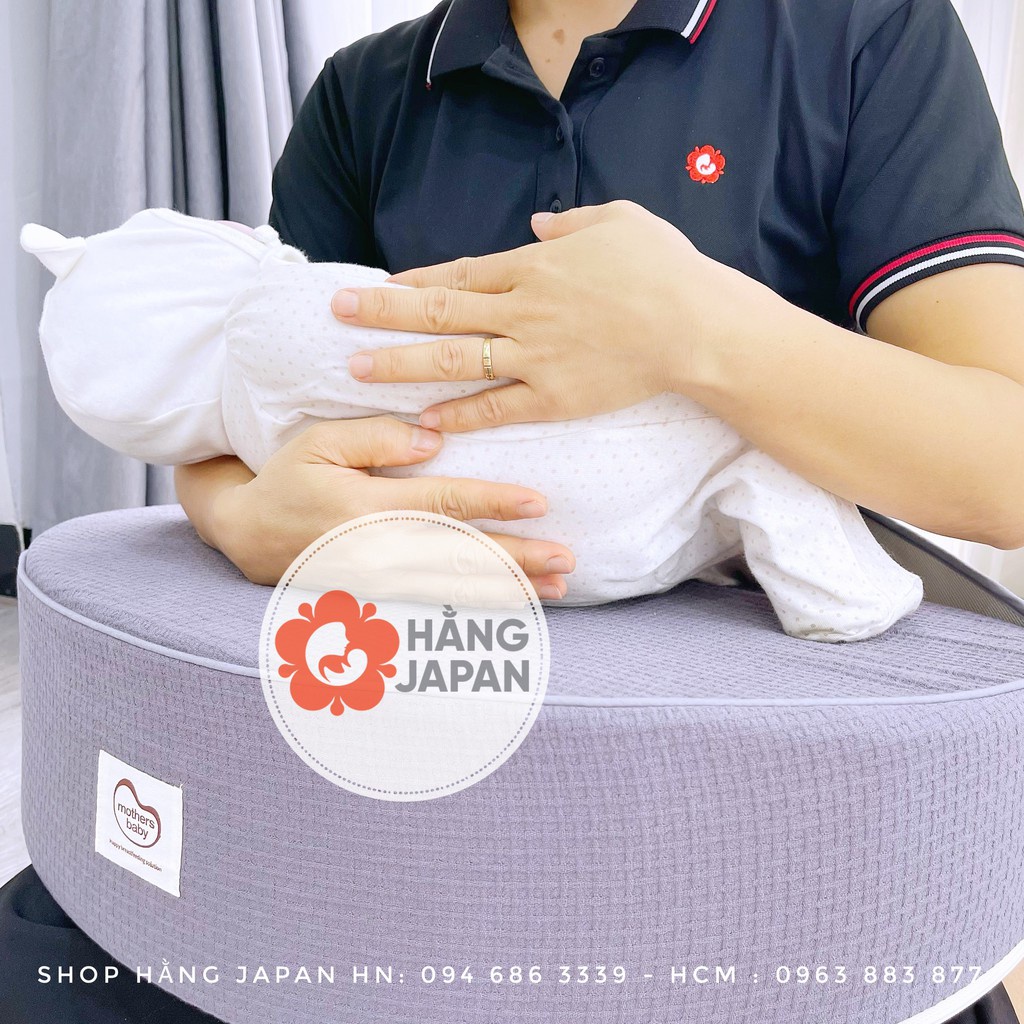 Gối MOTHERS BABY (60*26*16)Cho Bé Bú, Chống Trào Ngược Thương Hiệu Hàn Quốc chính