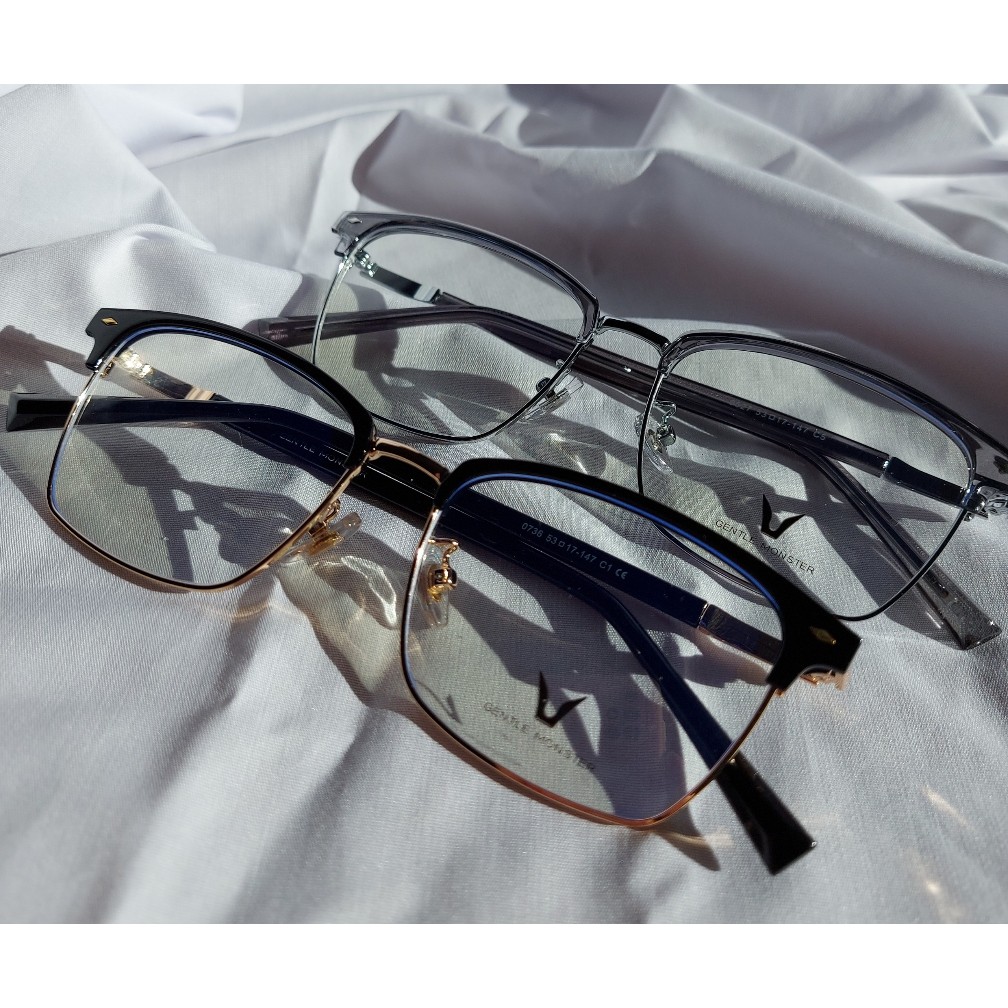 [Chính Hãng] Gọng kính cận thời trang mix nhựa hợp kim 0736 | BigBuy360 - bigbuy360.vn