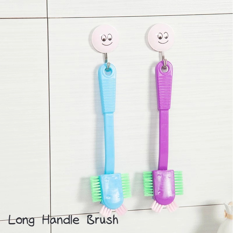 Bàn Chải Chà Giày / Nhà Tắm Hai Đầu Lông Mềm Đa Năng Sáng Tạo