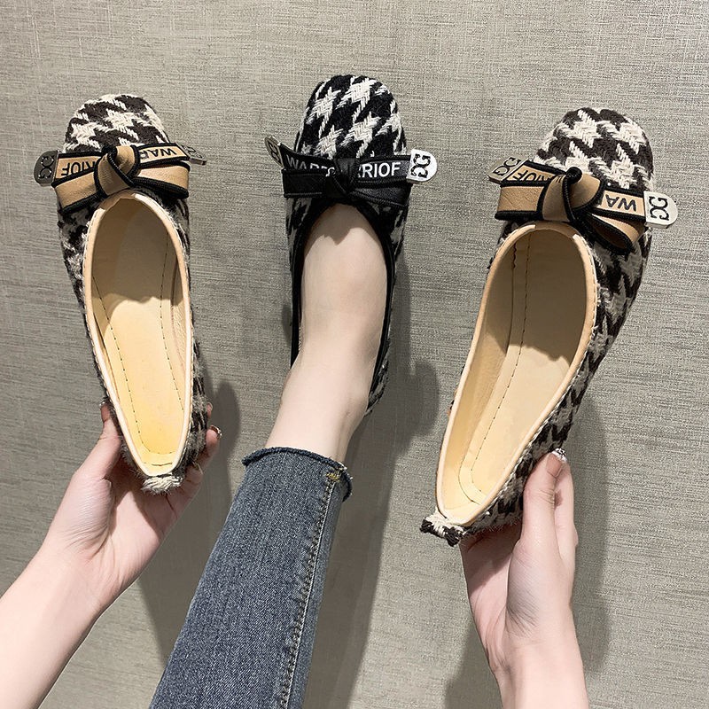 [in stock] women's flat shoes bow trend casual ins casual shoes versatile sandals shoes | BigBuy360 - bigbuy360.vn