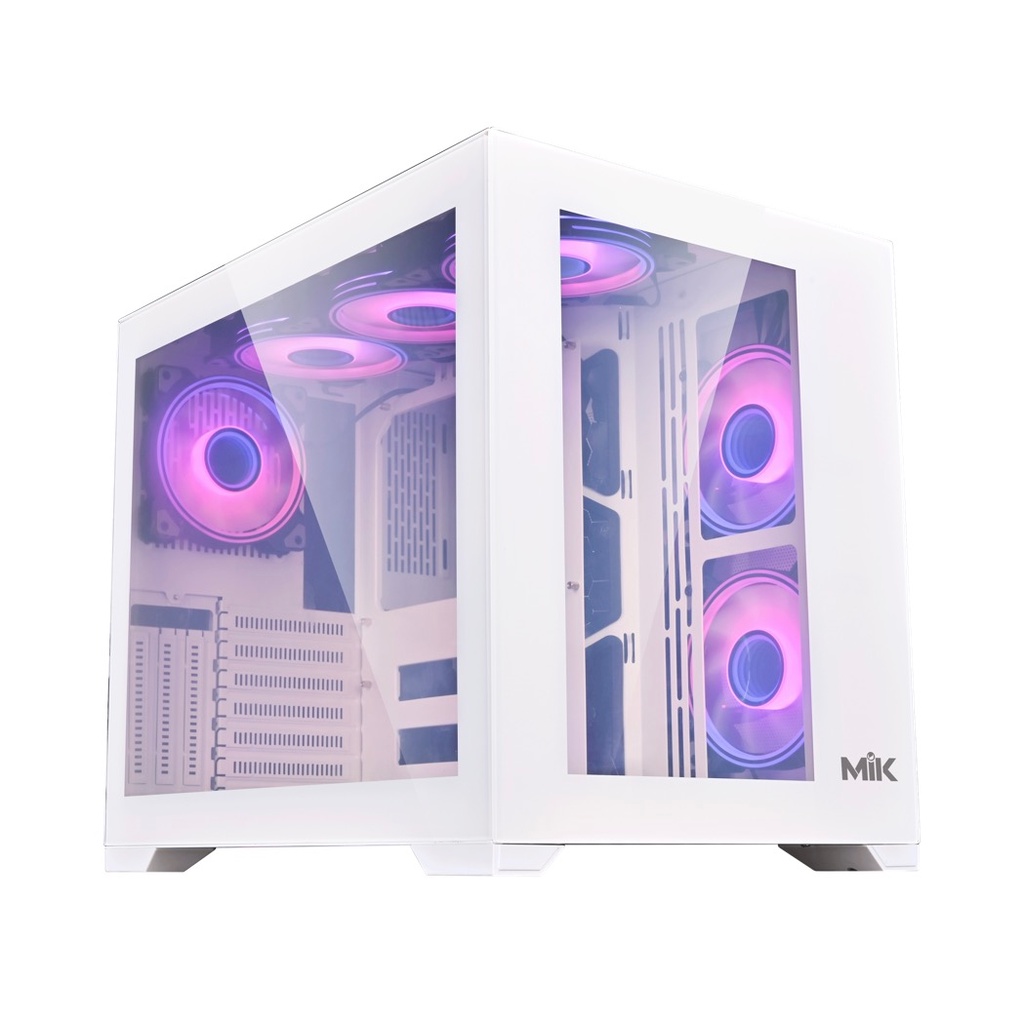 Vỏ Case MIK LV12 - White (iTX, mATX, ATX)