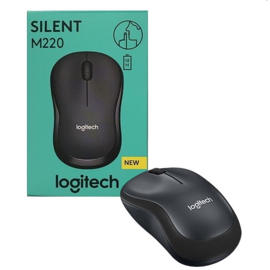 2 con Chuột bluetooth Logiech M220 SILENT, chuột không dây dùng cho Laptop và máy tính để bàn