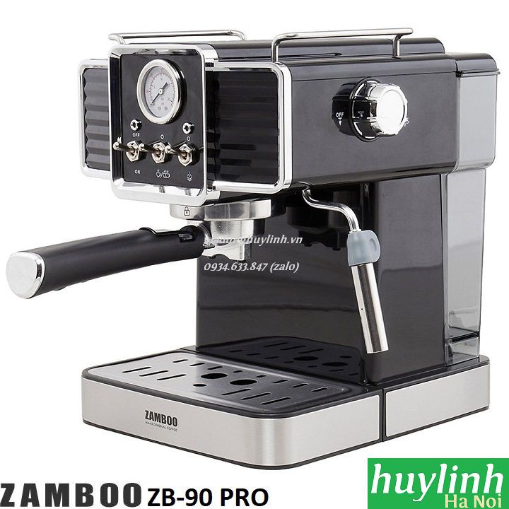 Máy pha cafe Zamboo ZB-90 Pro - Tặng 500 Gram cà phê