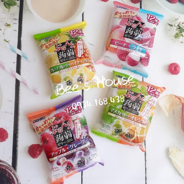 Thạch Trái Cây Orihiro Mix 2 Vị