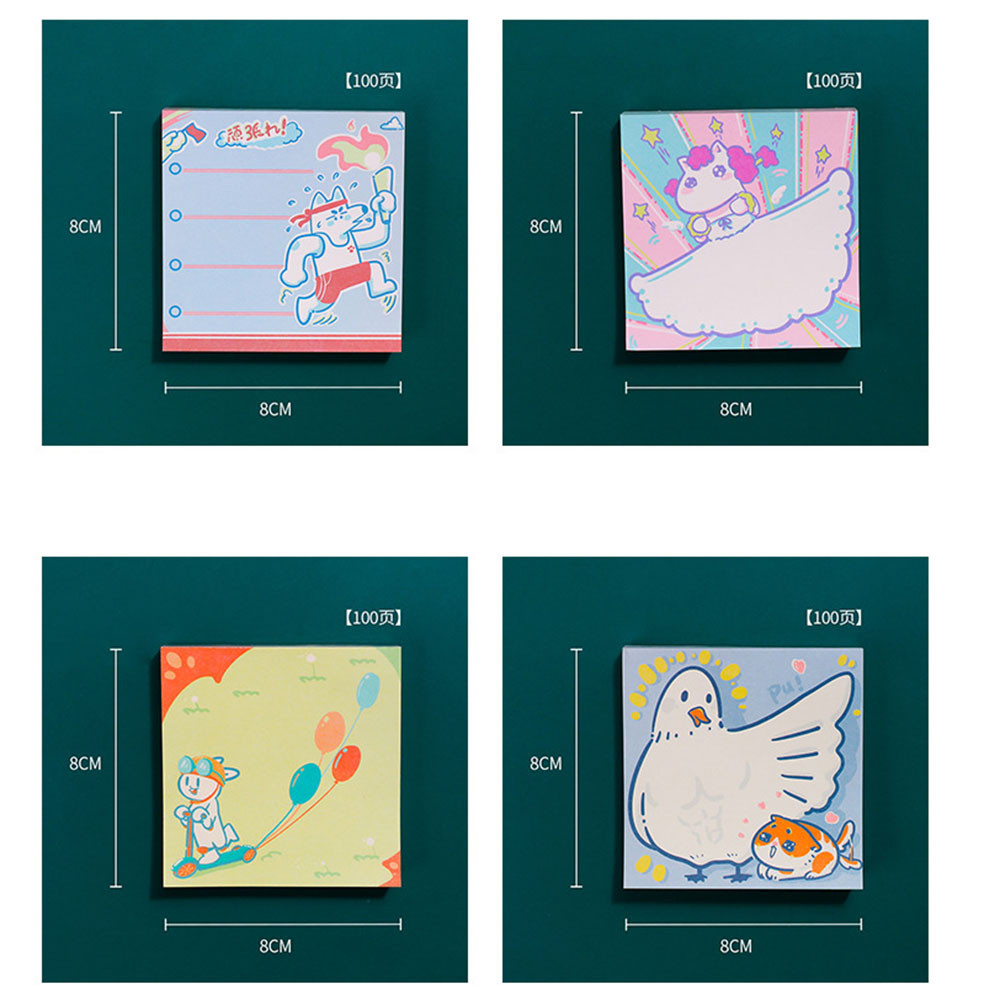 Sổ Ghi Chú Hình Hoạt Hình Dễ Thương