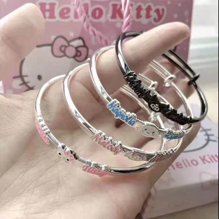 Vòng Đeo Tay Sinh Nhật Hình Hello Kitty 3 Gelang Bff Sanrio Dễ Thương Làm Quà Sinh Nhật