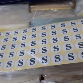 500 số Decal dán size