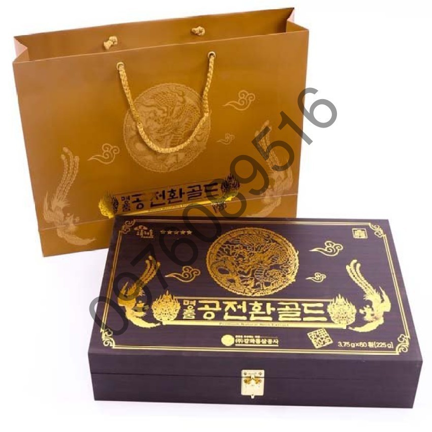 Đông Trùng Hạ Thảo 60 Viên Hộp Gỗ Đen Hàn Quốc | BigBuy360 - bigbuy360.vn