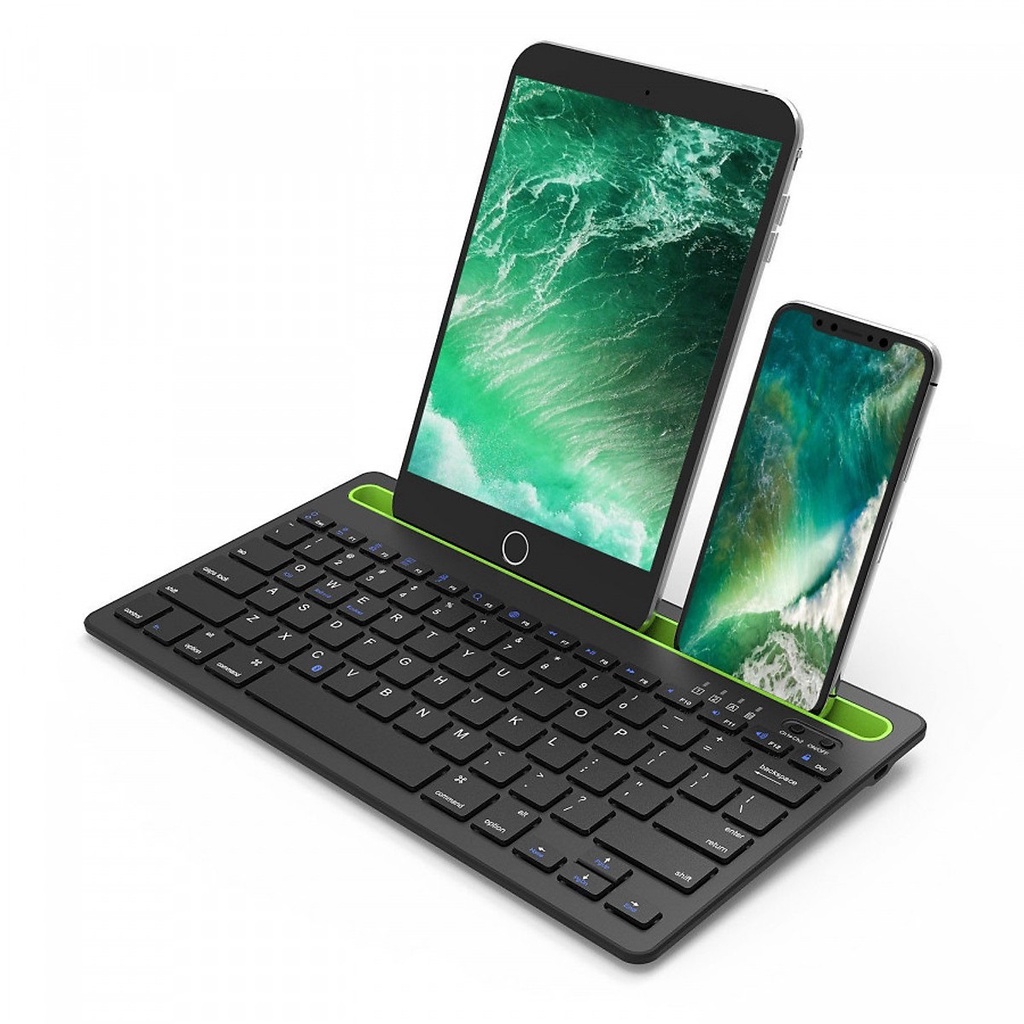 Bàn phím Bluetooth không dây PK230  kết nối với điện thoại Máy Tính Bảng - Bàn phím KHÔNG DÂY Bluetooth Model mới 2018