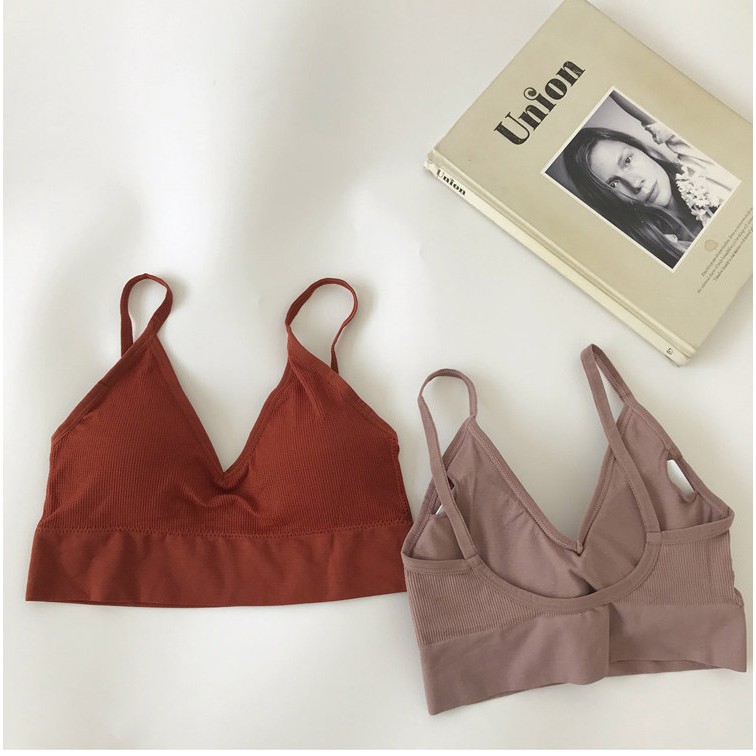 [Mã FAMARAL1 giảm 10K đơn 50K] Áo bra nữ hở lưng chữ U hai dây freesize 37-60kg AL14 | BigBuy360 - bigbuy360.vn