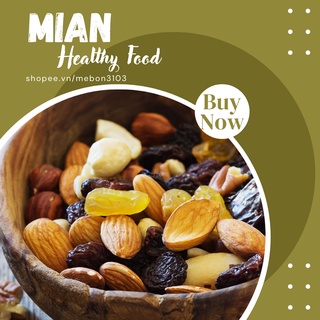 Granola 100% hạt MiAn Healthy Food - Ngũ cốc dinh dưỡng, ăn kiêng thơm ngon không đường 500gr (ko yến mạch)