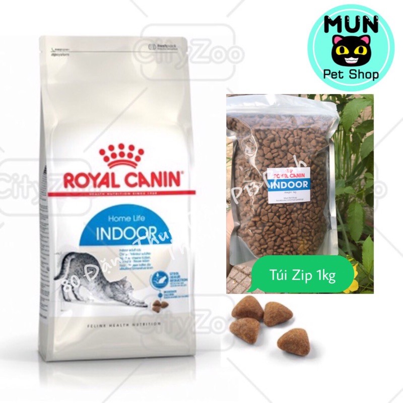 THỨC ĂN MÈO ROYAL CANIN INDOOR 1KG (túi zip)