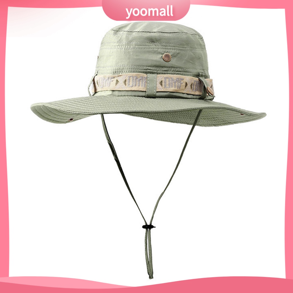 Nón Vành Rộng Phong Cách Retro Chống Nắng Ngoài Trời Cho Nam