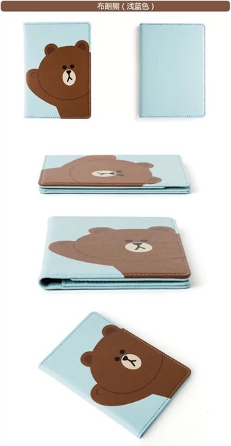 Ví đựng hộ chiếu Passport cover , bọc hộ chiếu, bọc pasport, Túi đựng hộ chiếu brownie cony đáng yêu