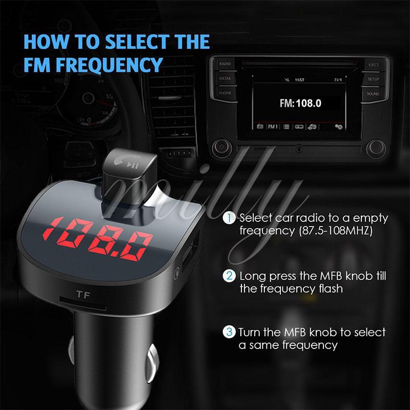 Thiết bị thu phát tín hiệu fm bluetooth cho xe hơi