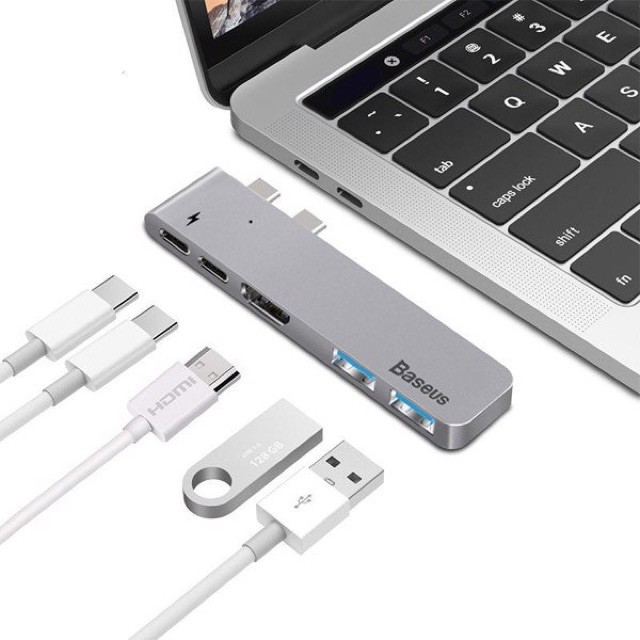 Bộ Hub chuyển đổi Baseus 5 trong 1 dành cho Macbook Pro