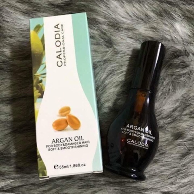 TINH DẦU CALODIA ARGAN OIL DƯỠNG TÓC SUÔN MƯỢT VÀ BÓNG TÓC 55ML