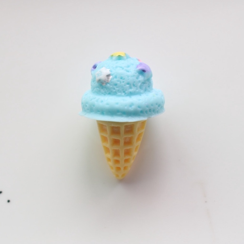 Set 5 Dây Buộc Tóc Hình Que Kem 3D Dễ Thương