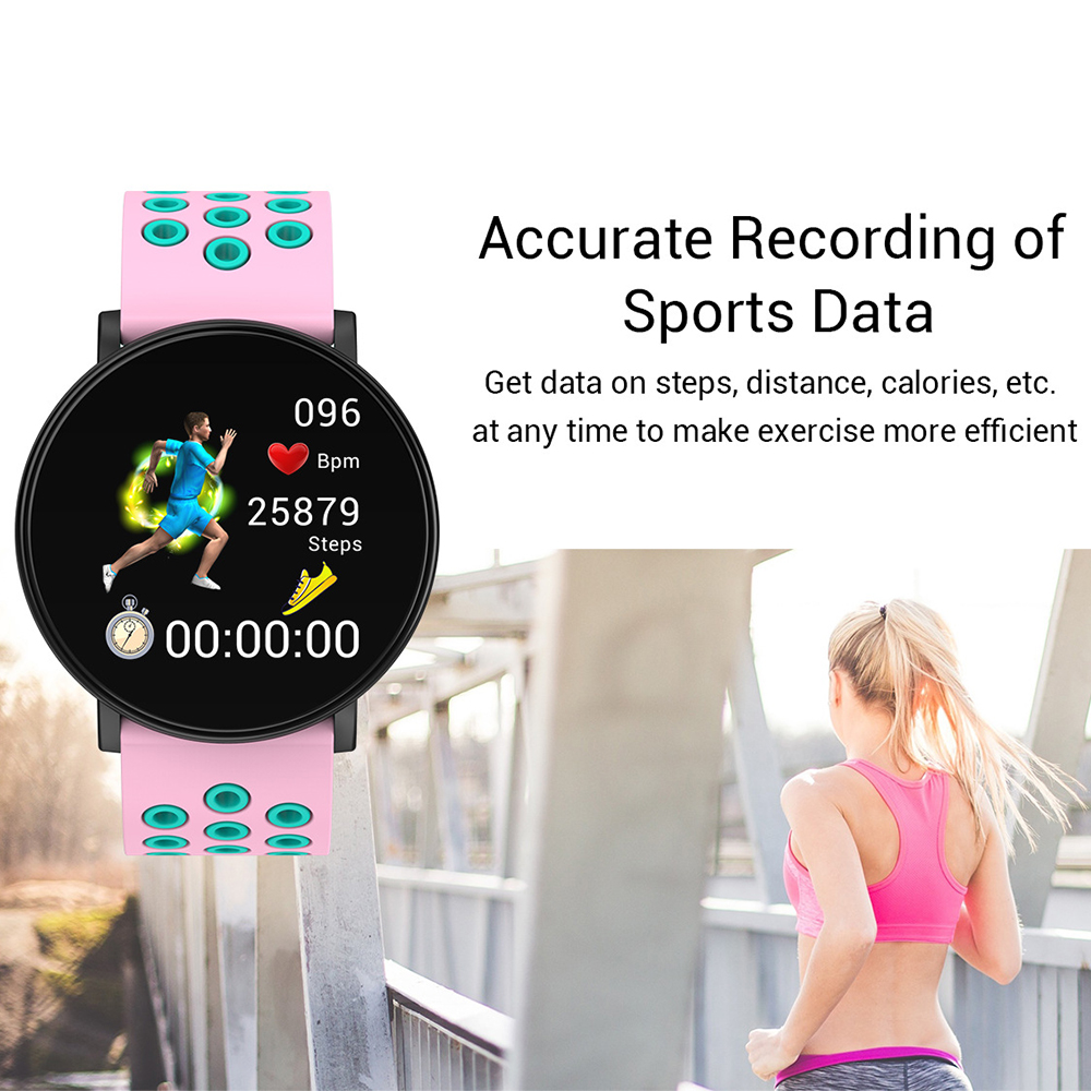 Đồng hồ đeo tay thông minh Vitog W8 đo huyết áp chống thấm nước hỗ trợ hoạt động thể thao cho nam và nữ