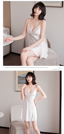 BB 215-1 váy ngủ lụa satin cao cấp - Đầm ngủ satin lụa