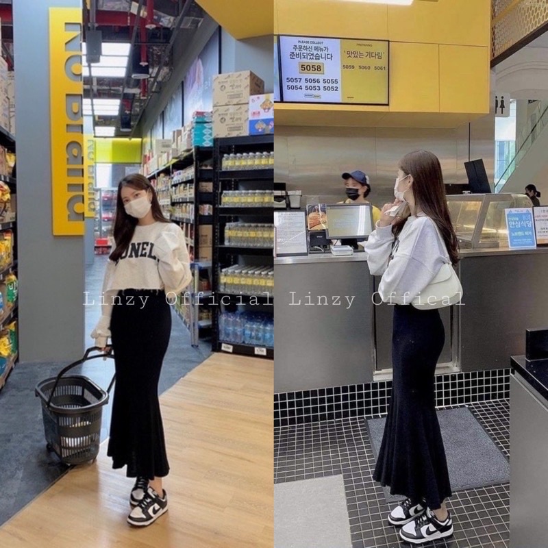 Chân Váy Công sở Đuôi Cá Dáng Dài - Phong cách ulzzang Hàn Quốc (Ảnh thật +Video) Chân Váy Bigsize | BigBuy360 - bigbuy360.vn