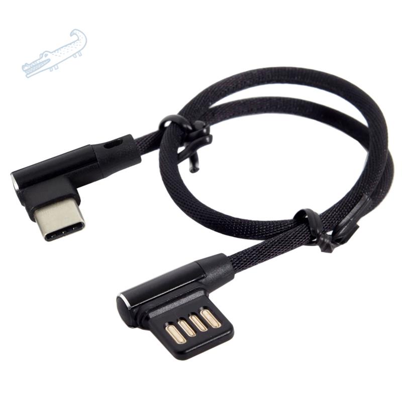 Cáp Chuyển Đổi Usb-C 3.1 Type-C Sang Góc 90 Độ Usb 2.0 Dài 15cm Cho Điện Thoại / Máy Tính Bảng