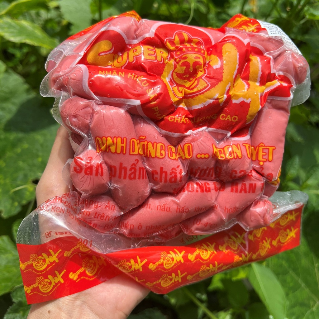 Xúc Xích đỏ ăn liền CP chiên, thả lẩu, xiên que gói 500gr