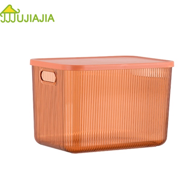 Hộp đựng đồ dùng JUJIAJIA cỡ lớn trong suốt để bàn tiện lợi