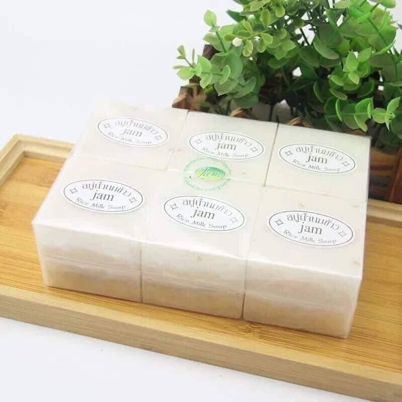 XÀ PHÒNG TRẮNG DA CÁM GẠO THÁI LAN RICE MILK SOAP