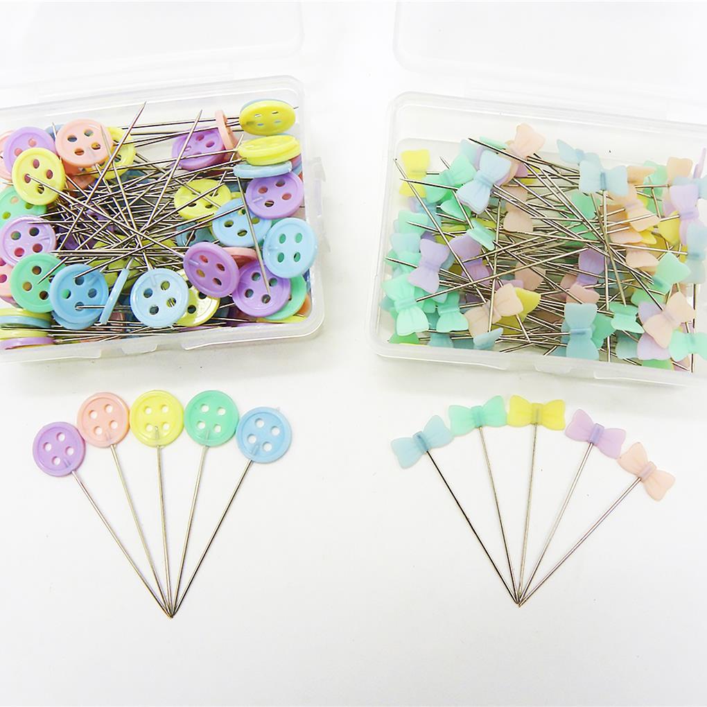 Set 100 Kim Nhựa Nhiều Màu Sắc Dùng Cho May Vá DIY