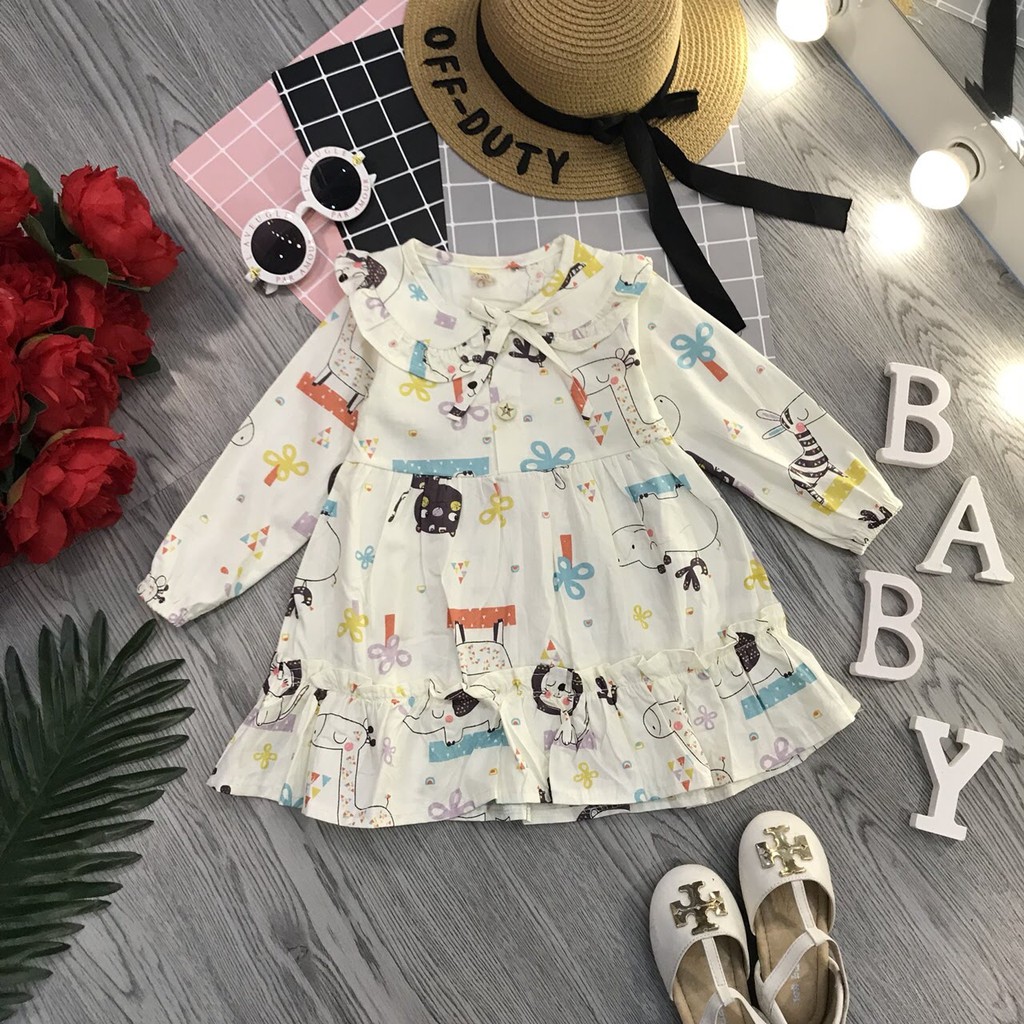 Váy chất kate dành cho bé 8 - 18 kg-thanh lý