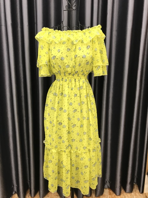 ĐẦM MAXI TAY CÁNH TIÊN 2 TẦNG (nhiều màu Khách đặt hàng ib shop check hàng còn-hết nhé) | BigBuy360 - bigbuy360.vn