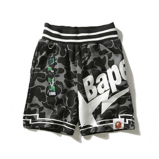 Bape Shorts Quần Short Đi Biển Họa Tiết Rằn Ri Cho Nam Short Pants