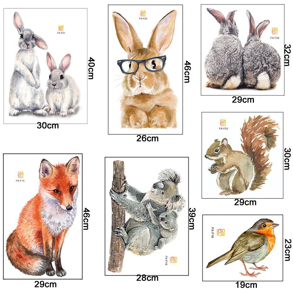 Sticker Dán Tường Họa Tiết Hoạt Hình Dễ Thương Bắt Mắt