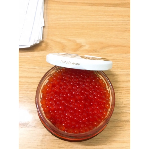 Trứng Cá Hồi muối 220gr( Kèm đá giữ nhiệt + thùng xốp )