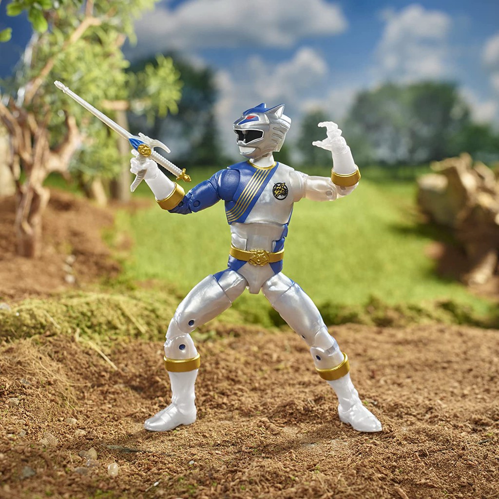 Mô hình nhân vật Hasbro⚡Power Rangers Lightning Collection⚡6 inch Wild Force Lunar Wolf Ranger