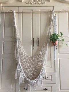 Võng đu macrame size vừa cho bé (hình thật)