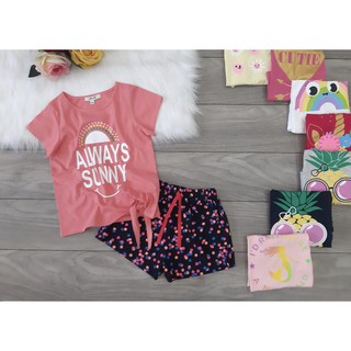 Bộ cotton bé gái HM size đại_Size 9-14Y (20-40kg)