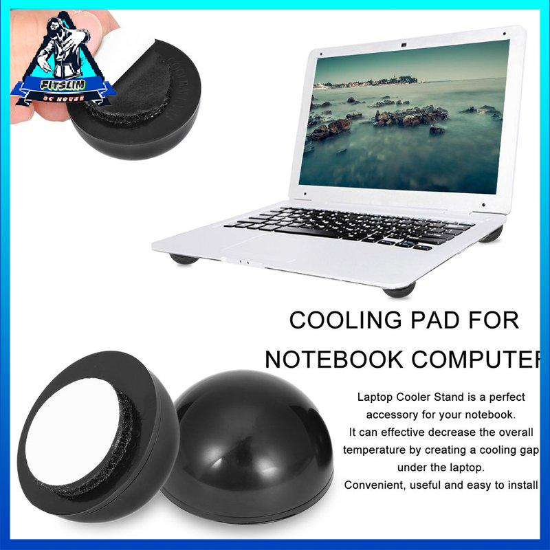 [Fitslim] NEW Portable Laptop Notebook Cooling Ball Cooler Stand With Skidproof Pad