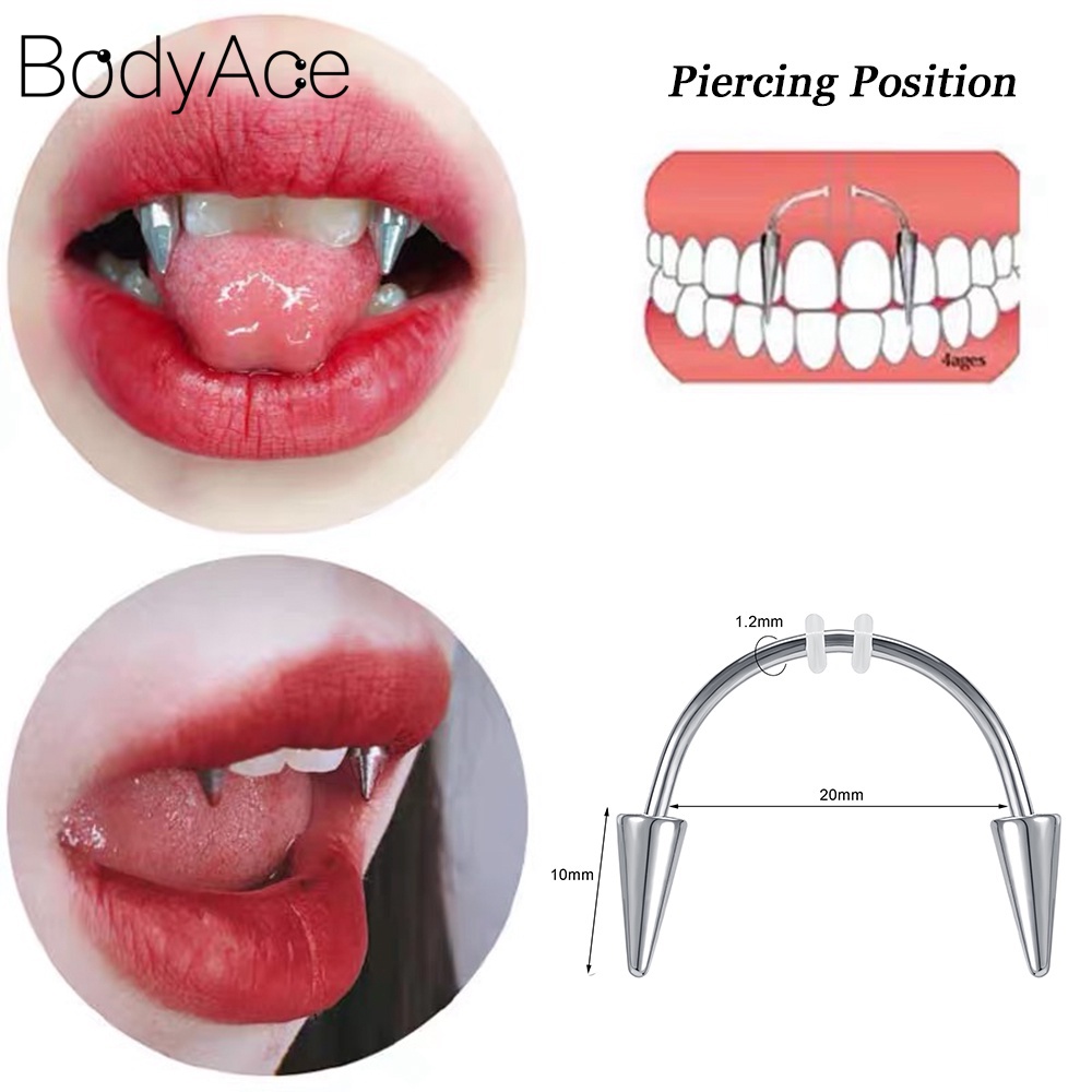 Khuyên Xỏ Cơ Thể Bằng Thép Không Gỉ Cá Tính