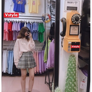 Áo Sweater Basic Logo trong suốt