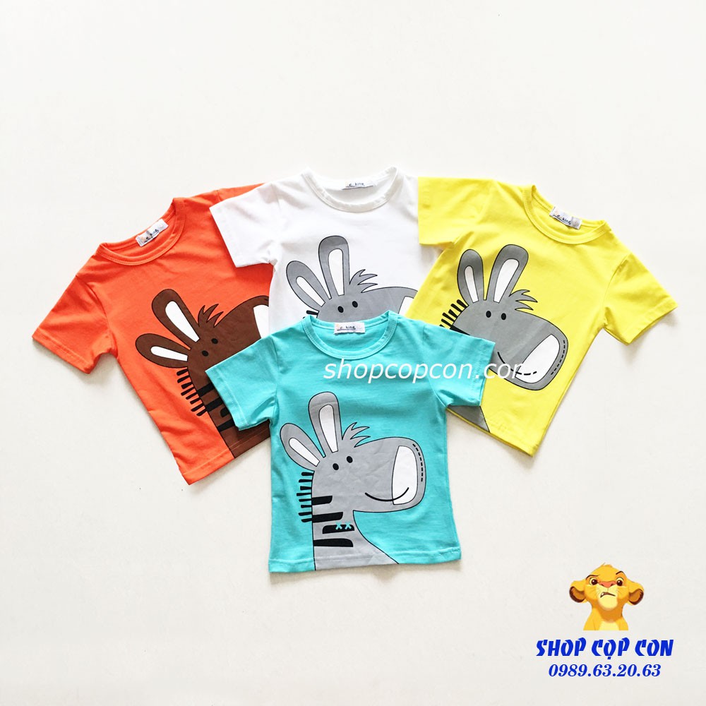 Áo thun bé trai in hình ngựa