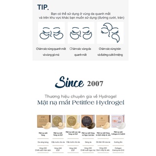 Mặt nạ mắt Petitfee Gold Hydrogel Eye Patch (60 miếng)