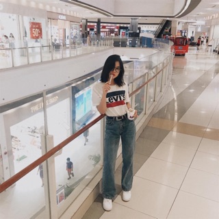 [Chính Hãng] Áo Thun L.vis T-Shirt Classic Logo White - Nam