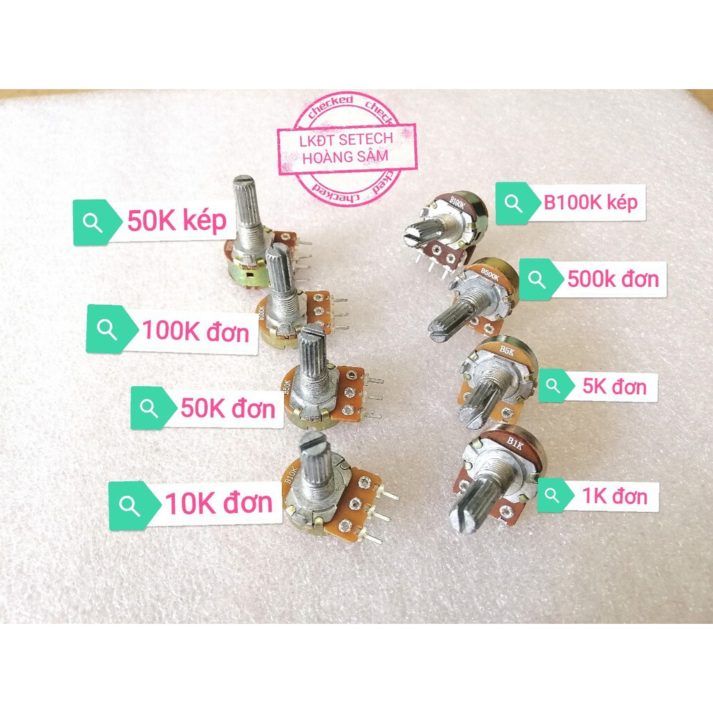 Biến trở volume 1k/5k/10k/20k/50k/100k/500k/1M